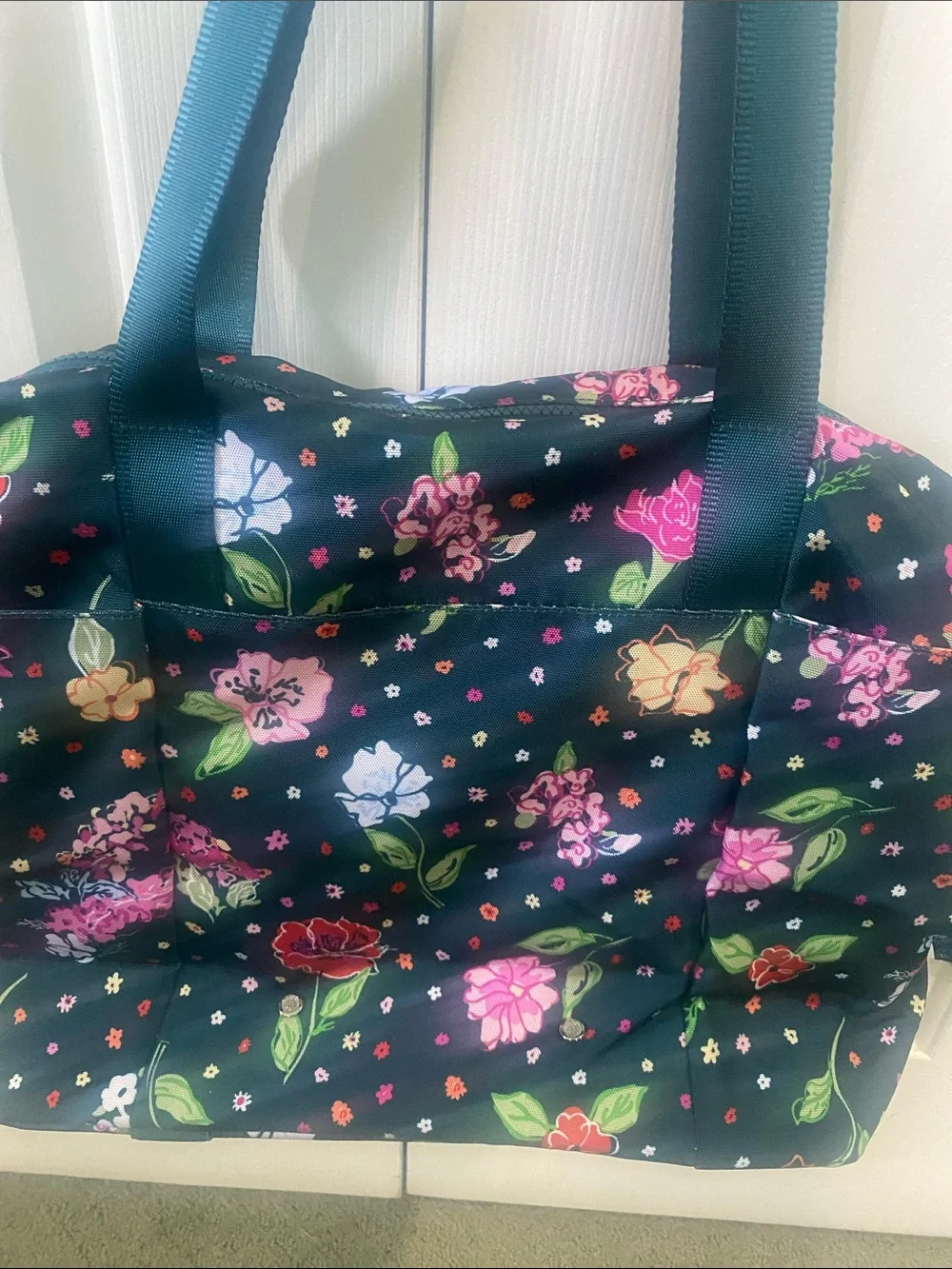 Vera Bradley ReActive Tote - “Hope Blooms Teal”